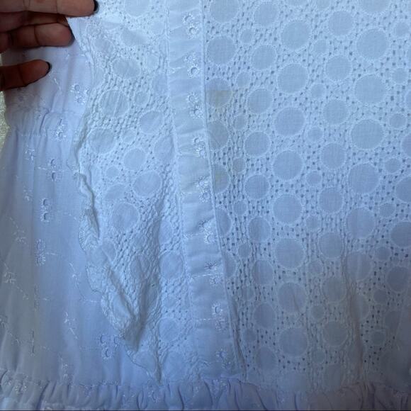 Missguided Eyelet Crochet Sleeveless Dress Size 10 - Picture 10 of 11